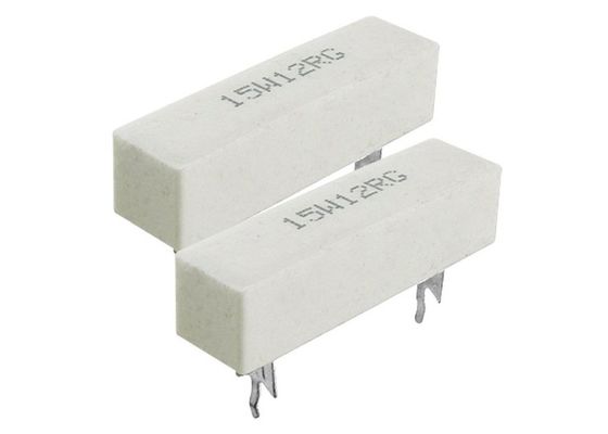 O cimento cerâmico da alumina alta do radar de potência média SQS de SQP SQM SQZ SQH fixou o resistor Wirewound 20W 500RJ 63x13x13mm