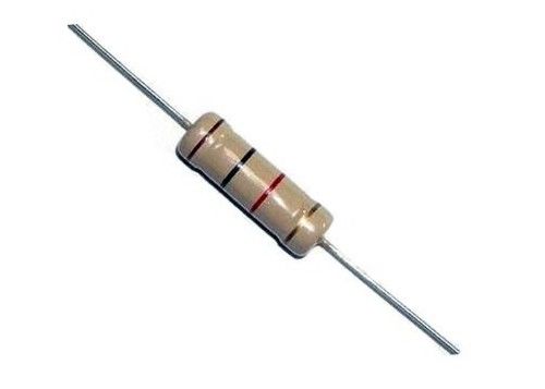 O filme diminuto do carbono de CFR fixou os cáquis 350V Leaded axiais do resistor 0.5W 1WS 330R 5% 9032 3.2x9mm