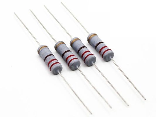 Cinza Nonflammable miniaturizado do ohm 2485 do resistor de filme 470R do óxido do metal de MOF 5W 700V 470