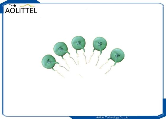 passo 5mm 100R do PTC 15P 15mm do termistor de 15mm 120 verde do resistor térmico 200mA do grau para o circuito da C.A. das telecomunicações