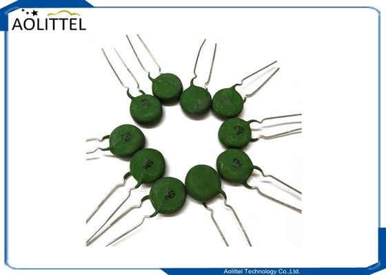 passo 5mm 100R do PTC 15P 15mm do termistor de 15mm 120 verde do resistor térmico 200mA do grau para o circuito da C.A. das telecomunicações