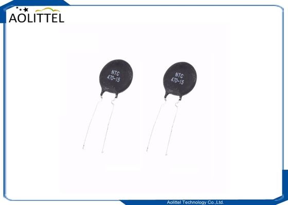 Inrush 3A atual térmico do resistor 47Ohm 15mm do resistor NTC 47D-15 47D15 do termistor do disco NTC limitado