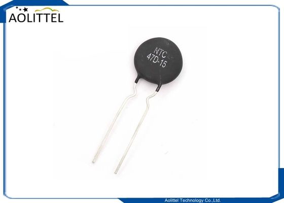 Inrush 3A atual térmico do resistor 47Ohm 15mm do resistor NTC 47D-15 47D15 do termistor do disco NTC limitado