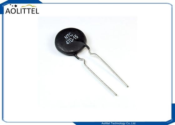 Inrush 3A atual térmico do resistor 47Ohm 15mm do resistor NTC 47D-15 47D15 do termistor do disco NTC limitado