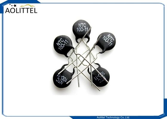 Termistor atual 11mm 3A do disco NTC dos supressores 10D-11 do Inrush 10 ohms +/--20% 10D11 P7.5mm