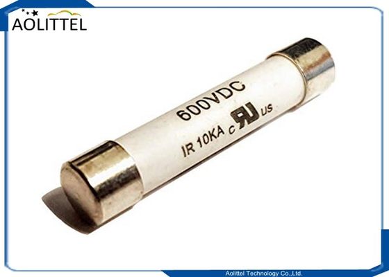 Fusível cerâmico de tipo cassette ativo rápido 6x32mm 3AB 300V 500V 600V 660V 1000V 10A do tubo