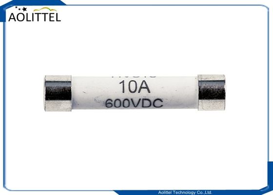Fusível cerâmico de tipo cassette ativo rápido 6x32mm 3AB 300V 500V 600V 660V 1000V 10A do tubo