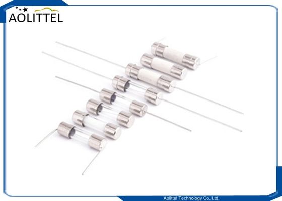 fusível rapidamente de atuação 6.250MFC1500A do tubo de vidro da C.A. 250V 125V dos fusíveis de cartucho 5A de 3AB 3AG 6.35x32mm