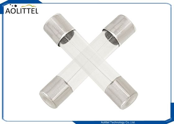 fusível rapidamente de atuação 6.250MFC1500A do tubo de vidro da C.A. 250V 125V dos fusíveis de cartucho 5A de 3AB 3AG 6.35x32mm