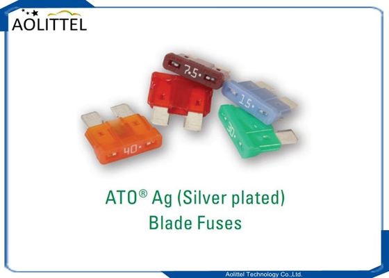 PA66 Auto blade fuse, indústria automotiva ATOF 32V série ATOF Medium blade fuse rated 32V 1-40A Substituições 257 ATO