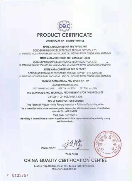 CHINA Aolittel Technology Co.,Ltd Certificações